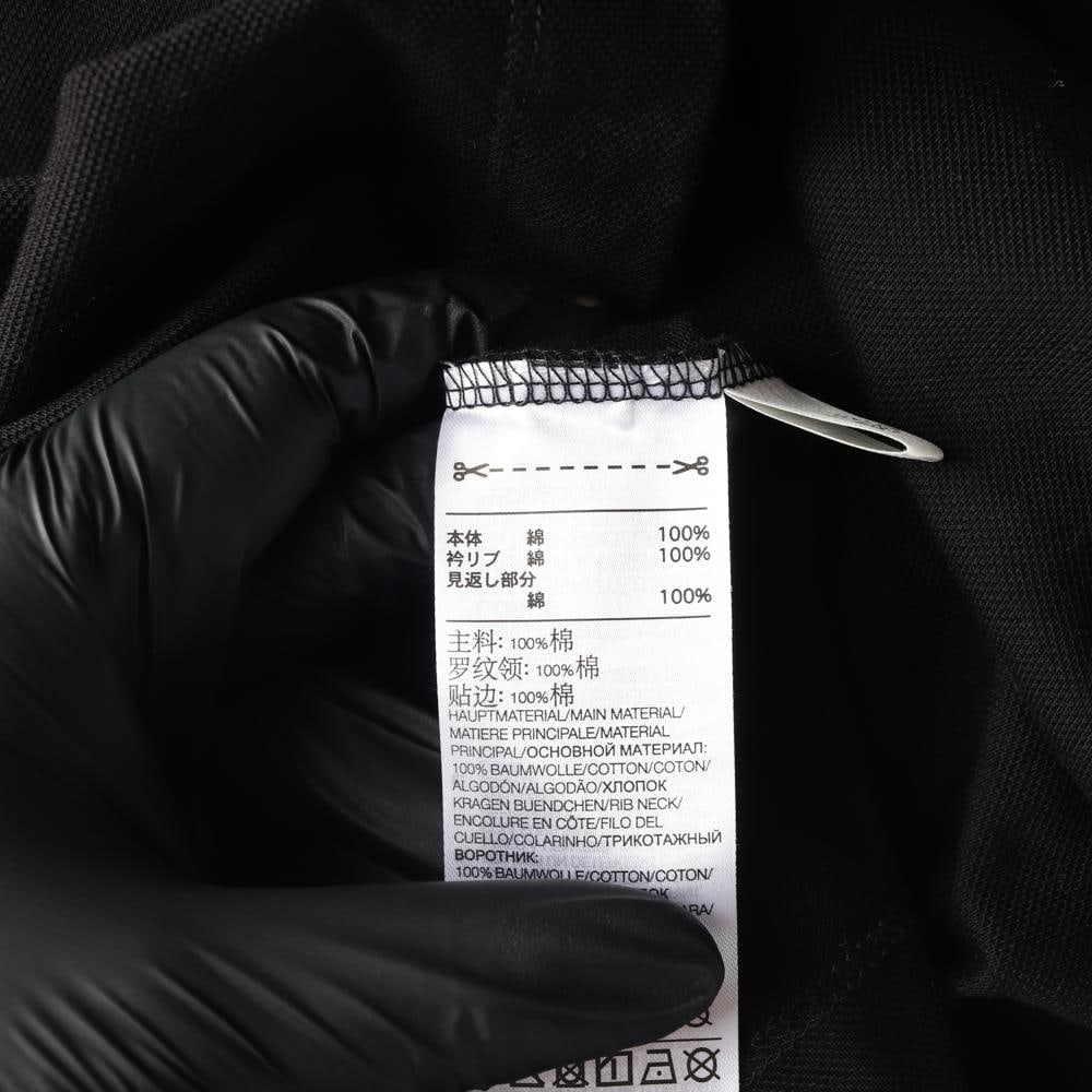 Y-3 블랙 로고 오버핏 반팔 카라티 폴로 티셔츠 이미지 5