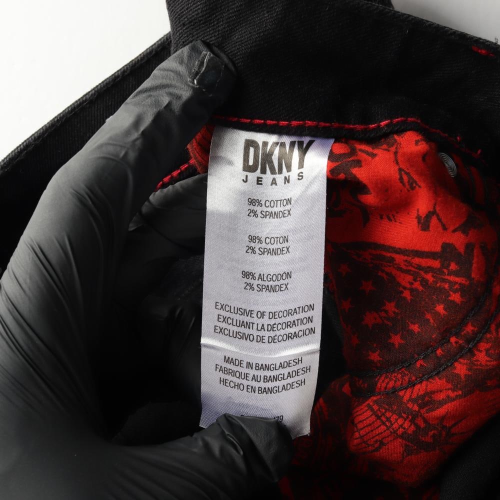 DKNY디케이엔와이 W38L30 블랙 데님 진 청바지 이미지 7