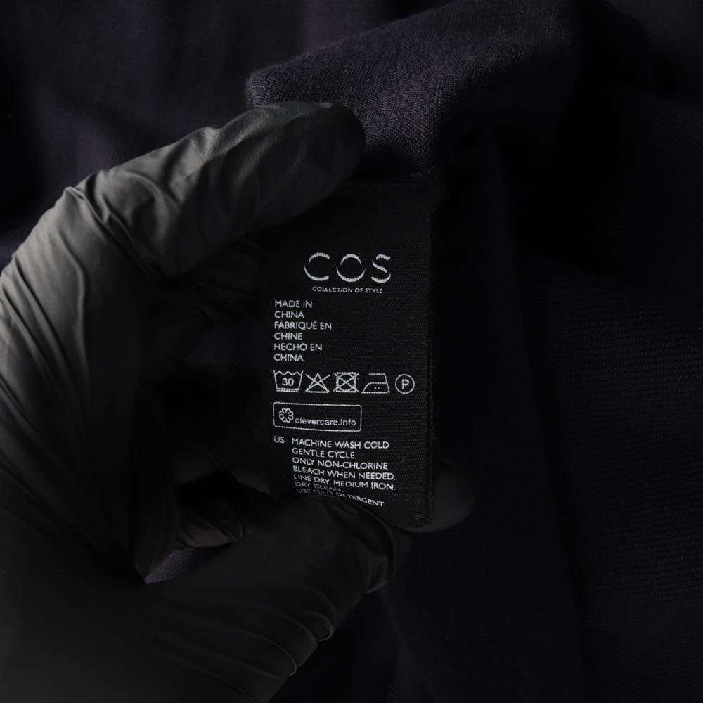 코스 실크코튼 네이비 반팔 카라티 폴로셔츠 이미지 6