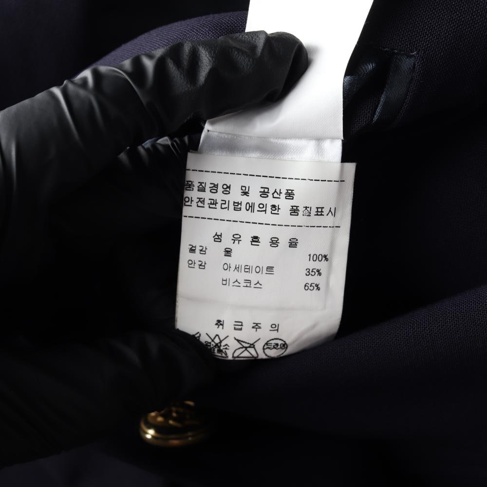 메종키츠네 울100% 네이비 블레이저 자켓 싱글 재킷 이미지 6