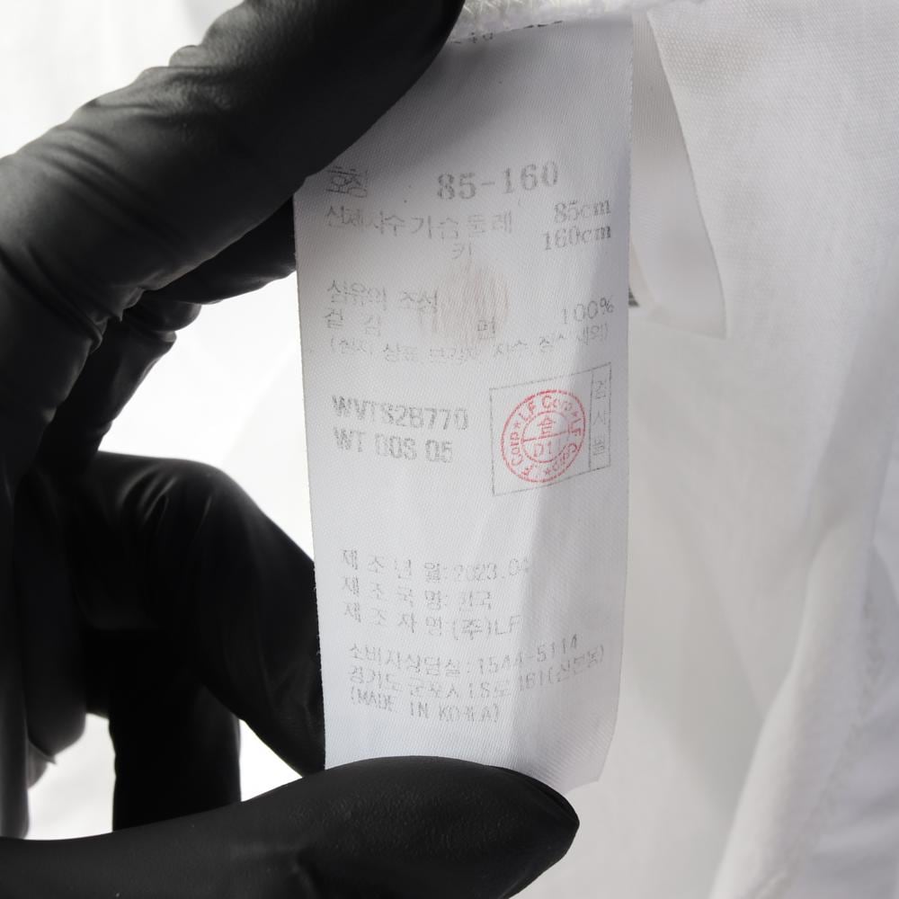 아떼바네사브루노 화이트 자수로고 반팔 티셔츠 상세 이미지 6