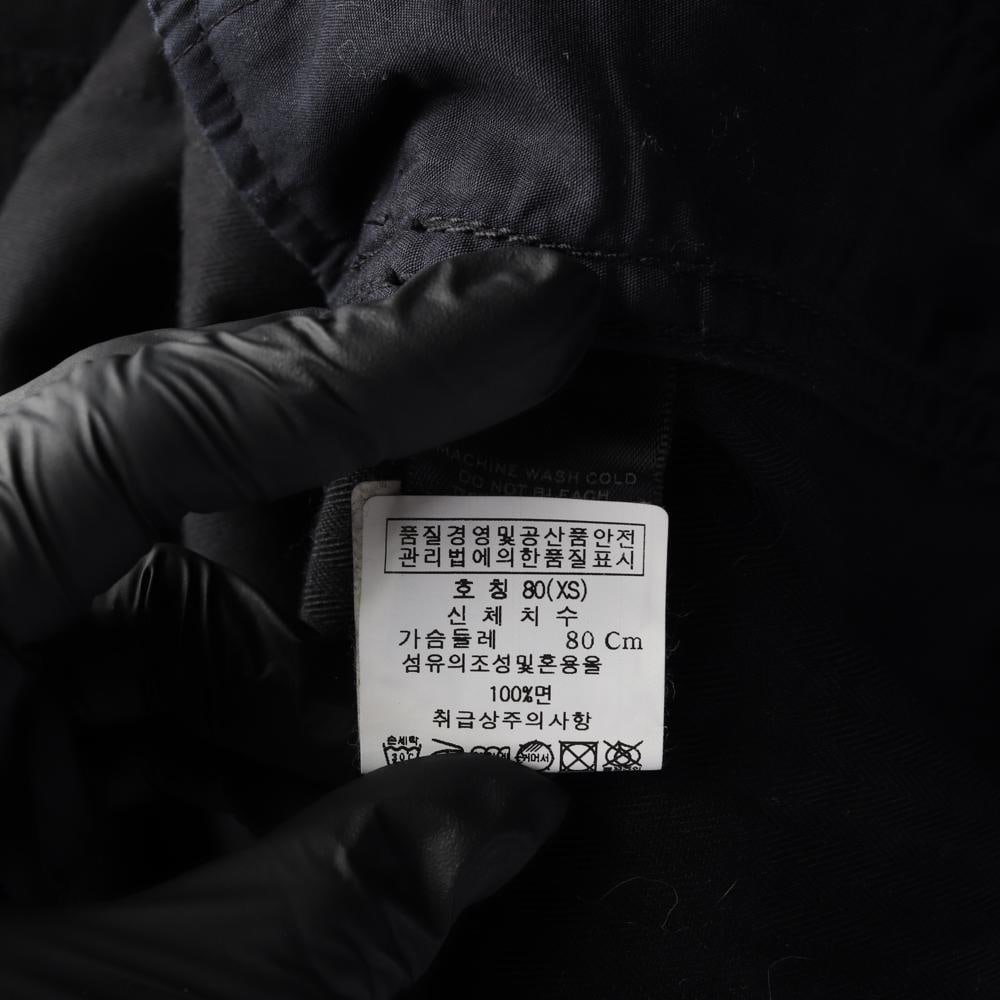 마크 바이 마크 제이콥스 블랙 밀리터리 데님 긴팔 셔츠 재킷 이미지 6