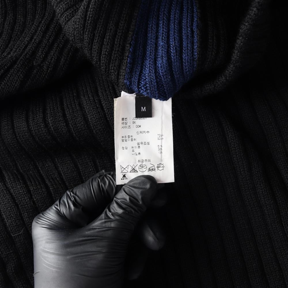 조셉 블랙 블루 울 골지 밴딩 롱 스커트 치마 이미지 7