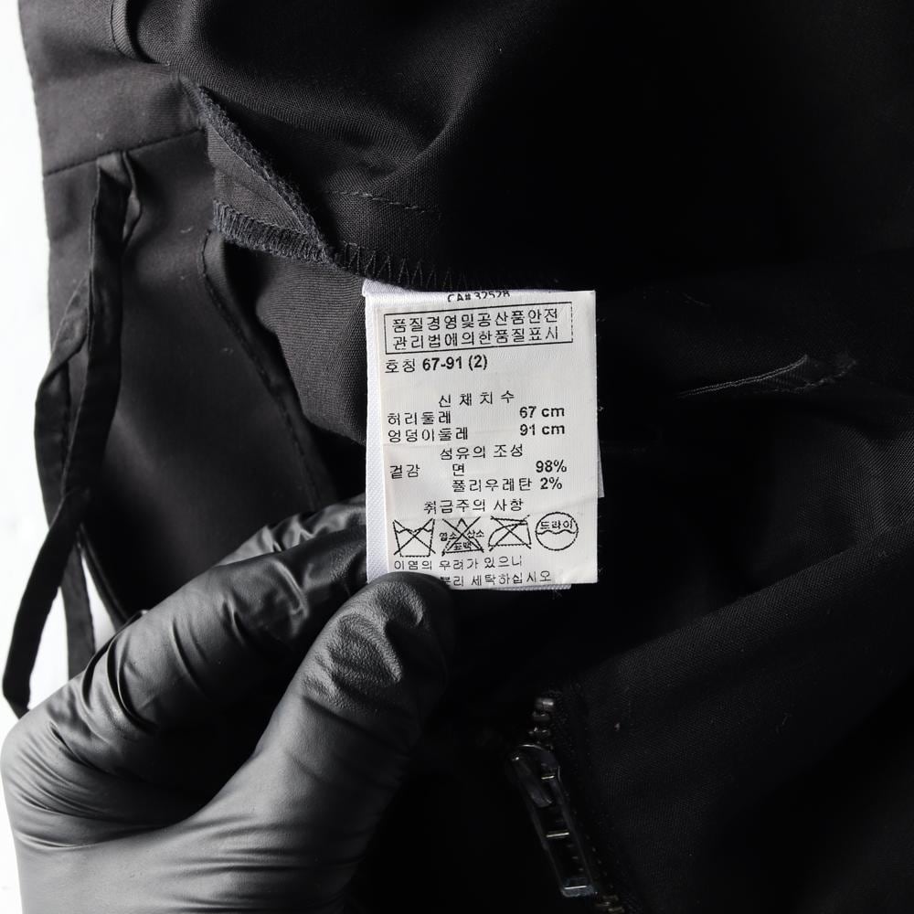 아르마니 익스체인지 블랙 사이드 벨트 버클 미니 스커트 치마 상세 이미지 6