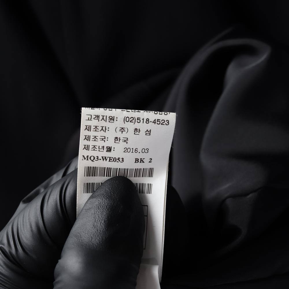 마인 블랙 리본 소매 반팔 원피스 정장 튜닉 드레스 이미지 8