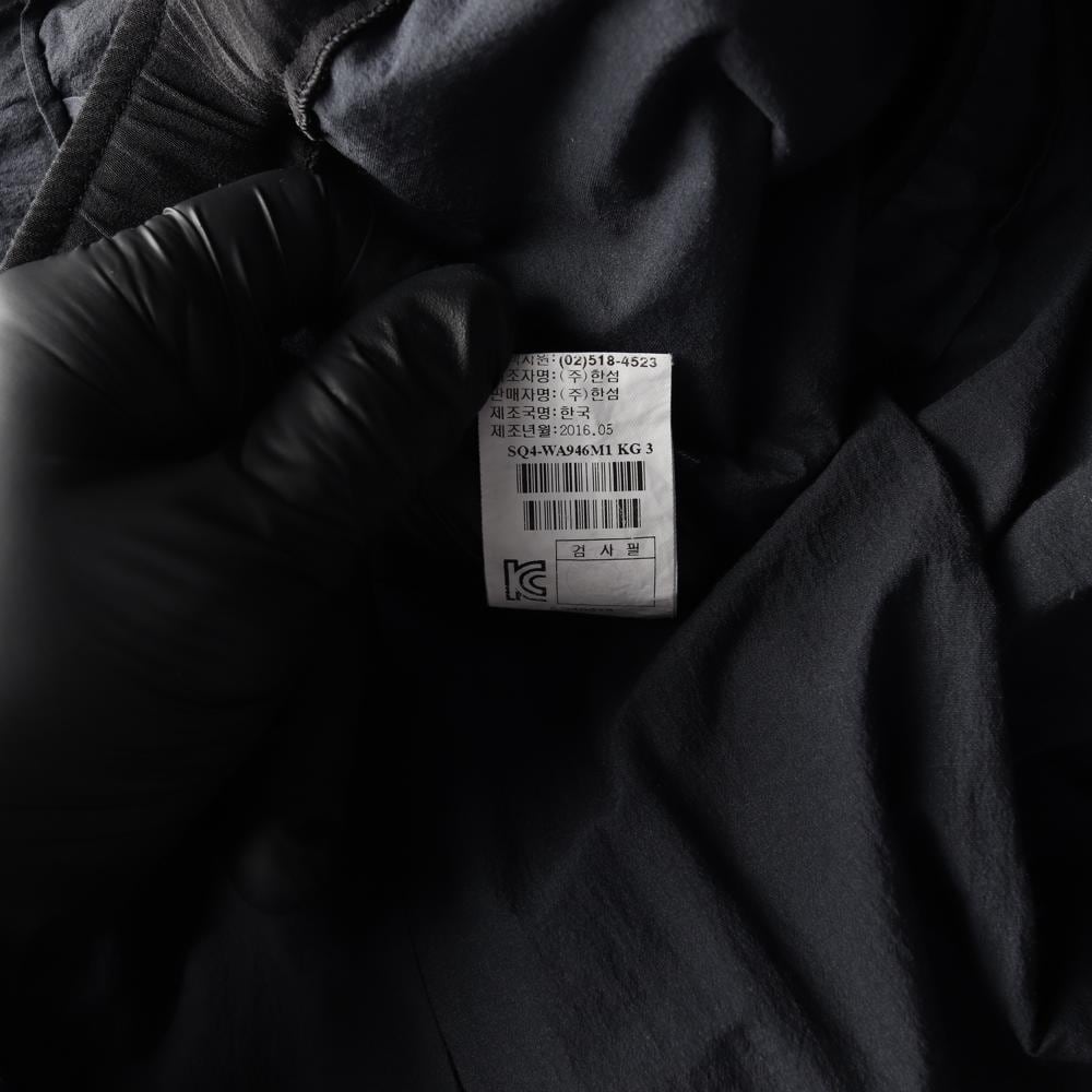 시스템 네이비 핀턱 와이드 밴딩 나일론 7부 바지 팬츠 상세 이미지 7