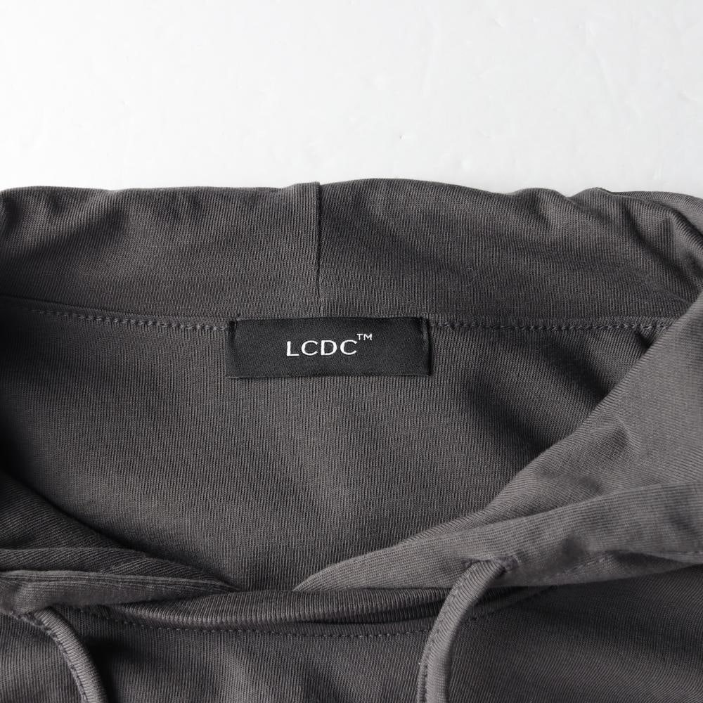 LCDC TM엘씨디씨티엠 25SS 차콜 트위스트 긴팔 크롭 후드티 후디 이미지 6