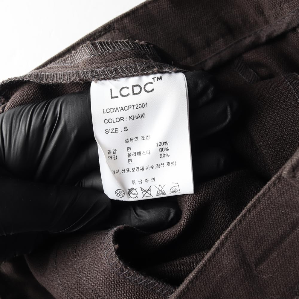 LCDC TM엘씨디씨티엠 카키 플레어 부츠컷 카고팬츠 바지 이미지 7