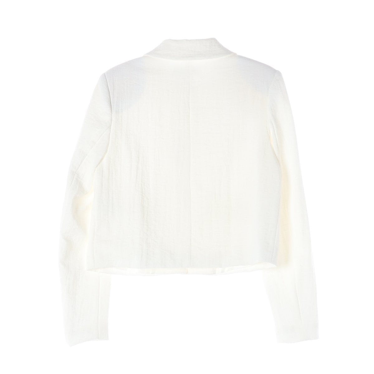 ZARA 자라 화이트 실키 숏 싱글 자켓 재킷 상세 이미지 3