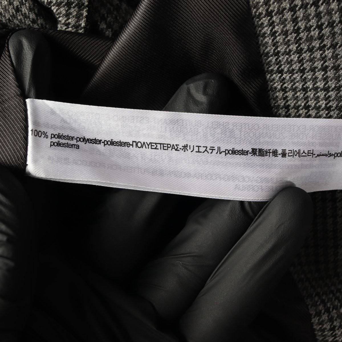 ZARA 자라 그레이 잔체크 벨트 블레이저 자켓 재킷 이미지 7