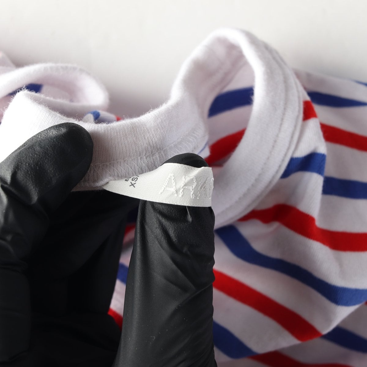 아르켓 22SS  레드 블루 스트라이프 긴팔 티셔츠  상세 이미지 5