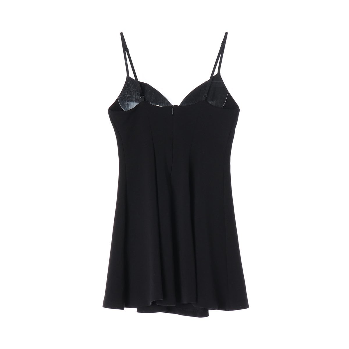 ZARA 자라 블랙 브이넥 뷔스티에 나시 미니 플레어 원피스 상세 이미지 2