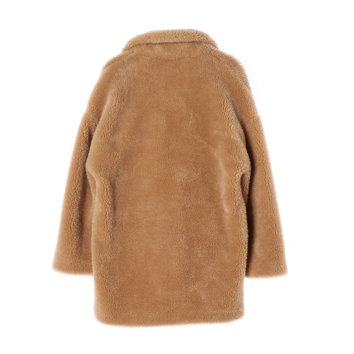 ZARA 자라 카멜 베이지 퍼 코트 이미지 3