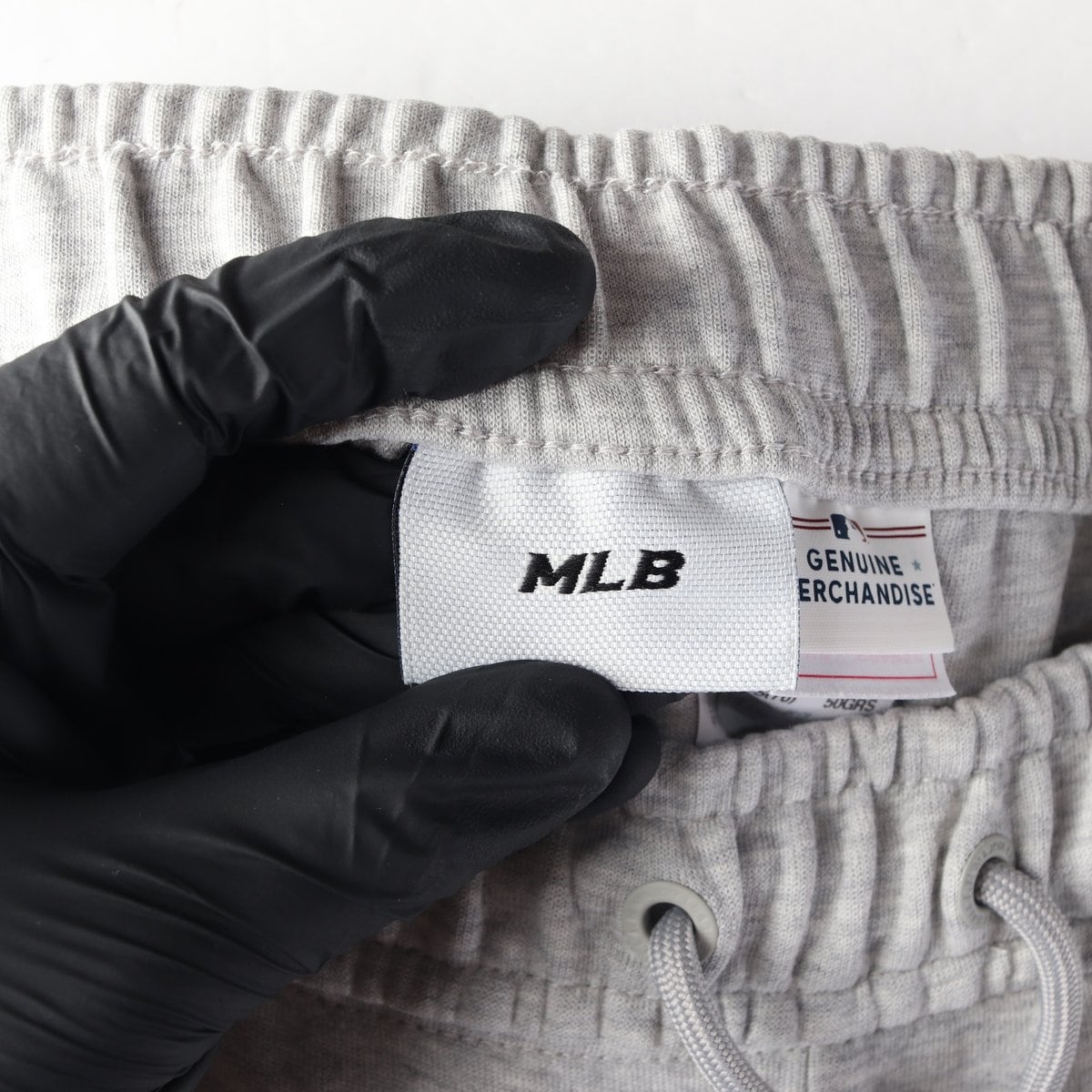 MLB 엠엘비 멜란지그레이 뉴욕양키즈  조거팬츠 밴딩 바지 상세 이미지 6