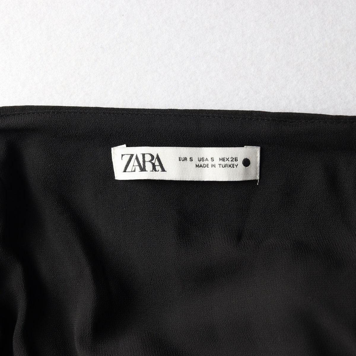 ZARA 자라 블랙 플리츠 배색 뷔스티에 나시 롱 원피스 슬립드레스  상세 이미지 6