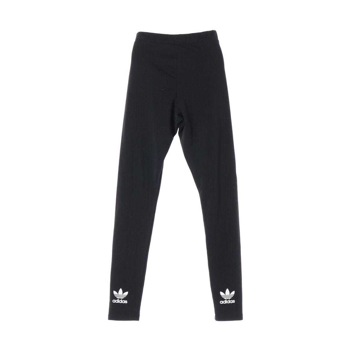 ADIDAS 아디다스 블랙 슈퍼스타 밑단 로고 레깅스 팬츠 이미지 2