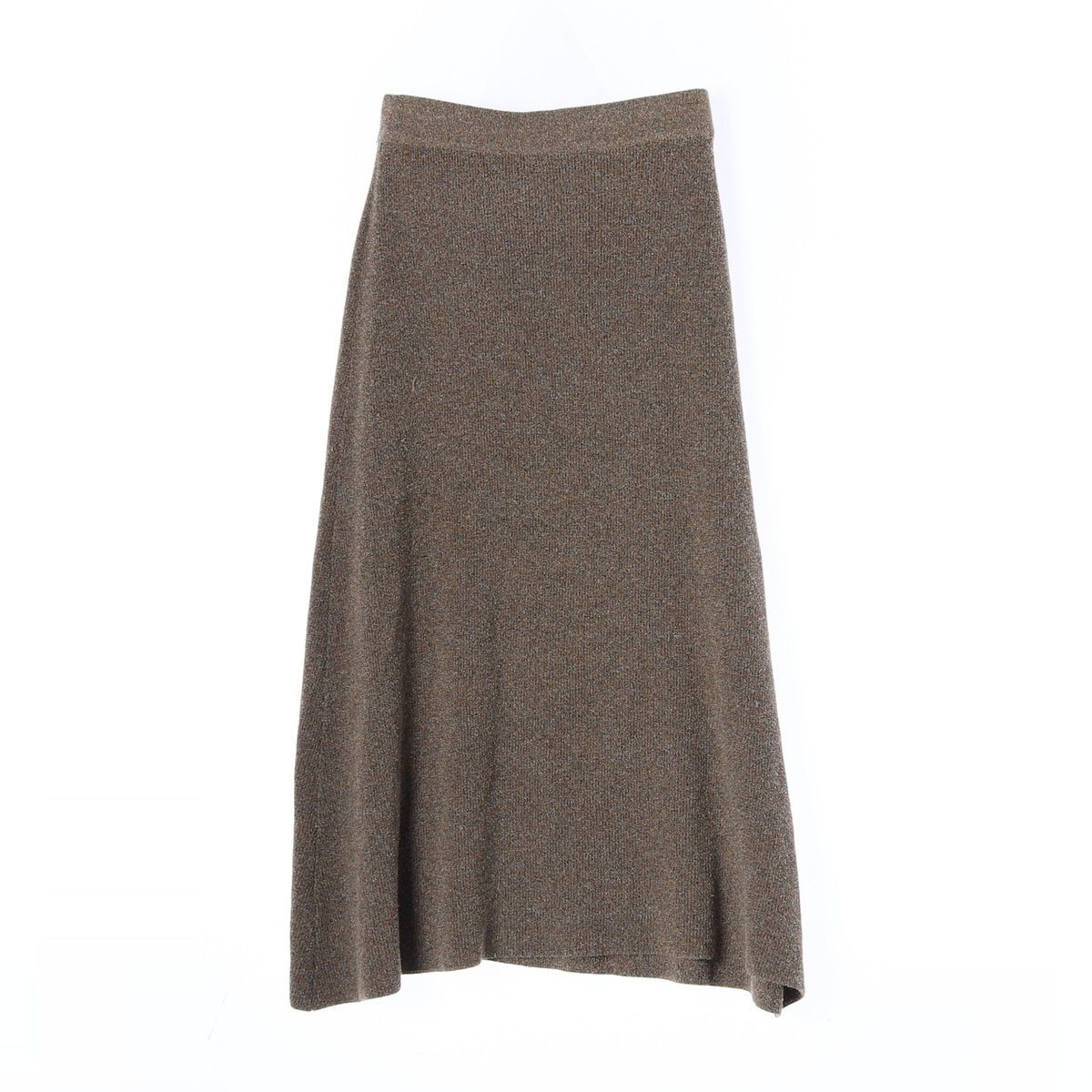 ZARA 자라 브라운 밴딩 롱 니트 스커트 치마 이미지 1