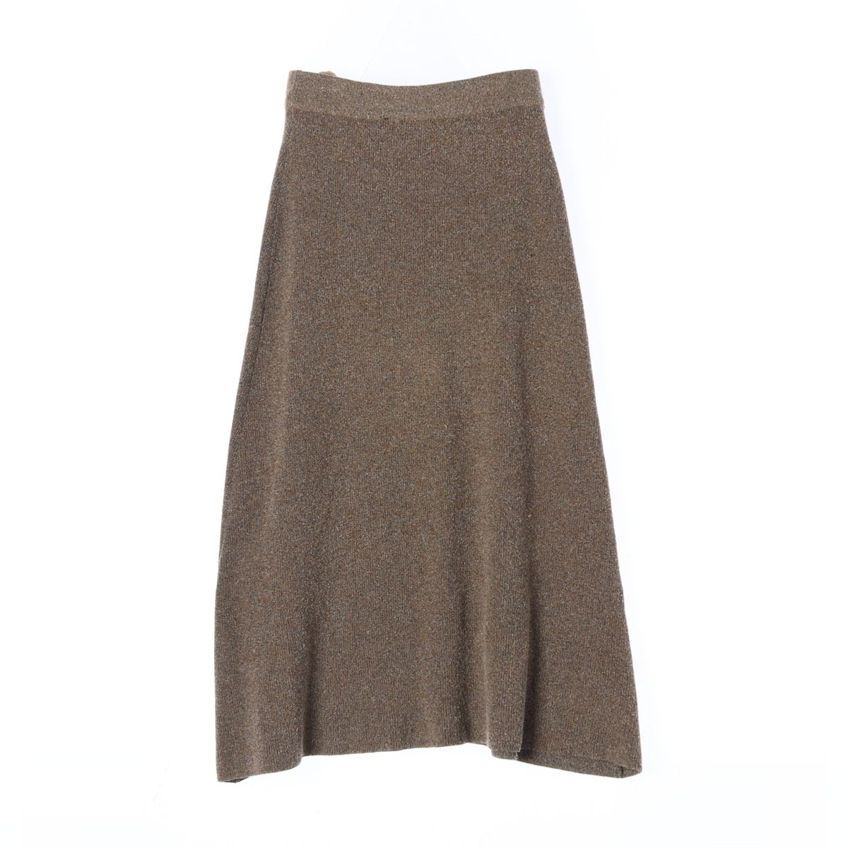 ZARA 자라 브라운 밴딩 롱 니트 스커트 치마 이미지 2