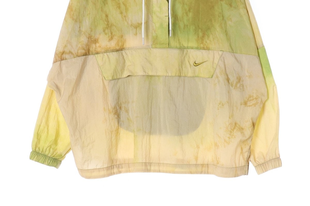 NIKE 나이키 그린 베이지 오버핏 아노락 바람막이 티셔츠 23SS 이미지 4
