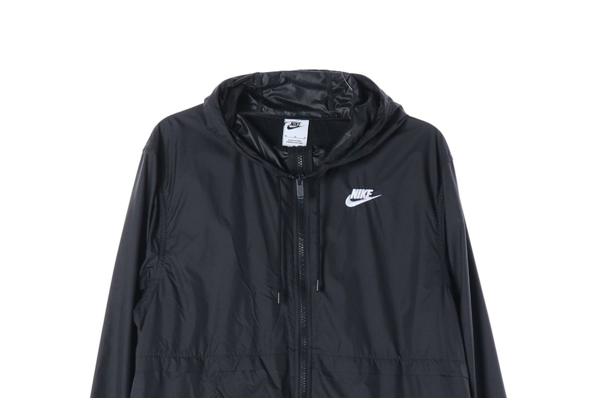 나이키 블랙 로고 후드 집업 바람막이 점퍼 재킷  22FW 상세 이미지 3