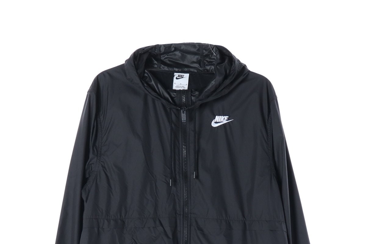 나이키 블랙 로고 후드 집업 바람막이 점퍼 재킷  22FW 이미지 3