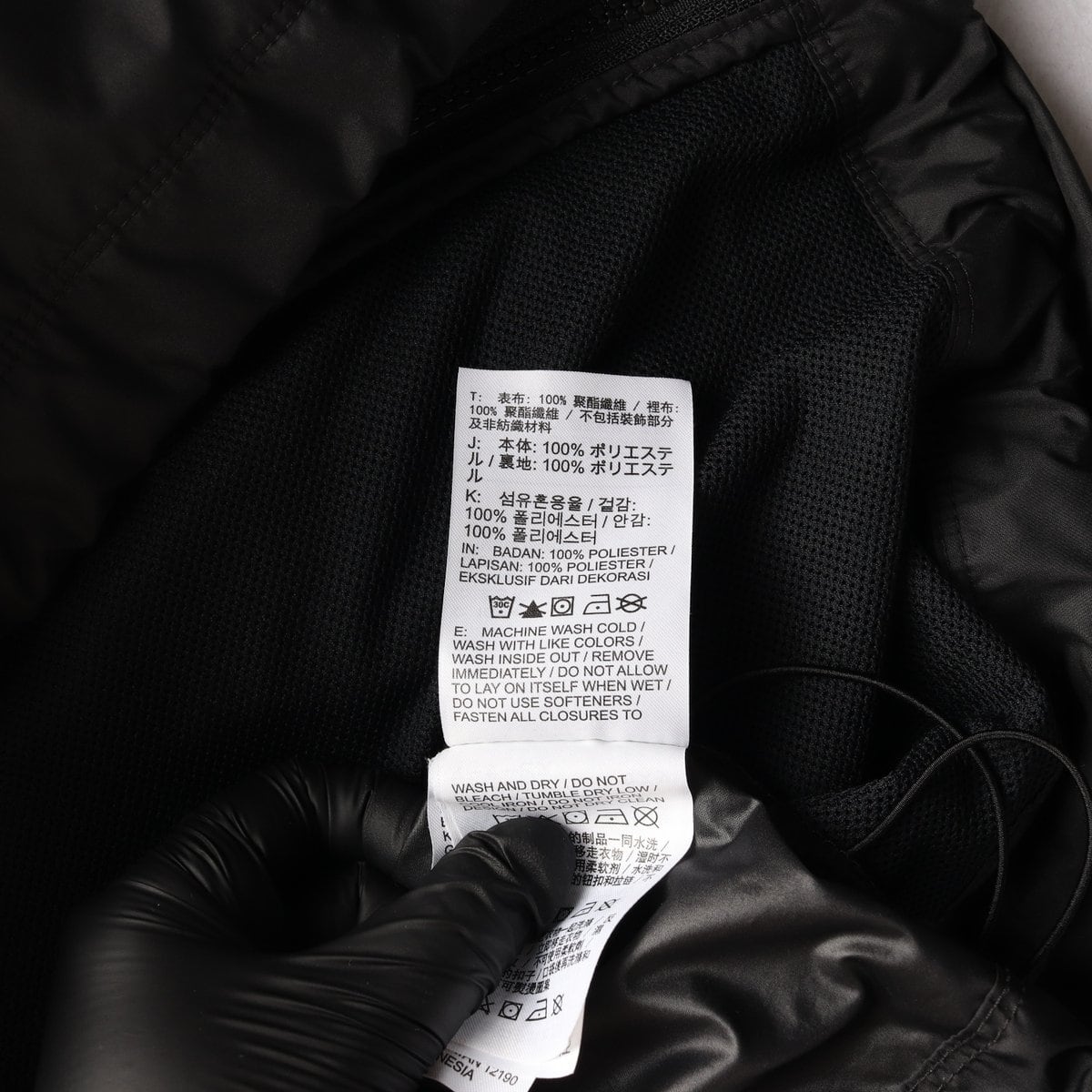나이키 블랙 로고 후드 집업 바람막이 점퍼 재킷  22FW 상세 이미지 6