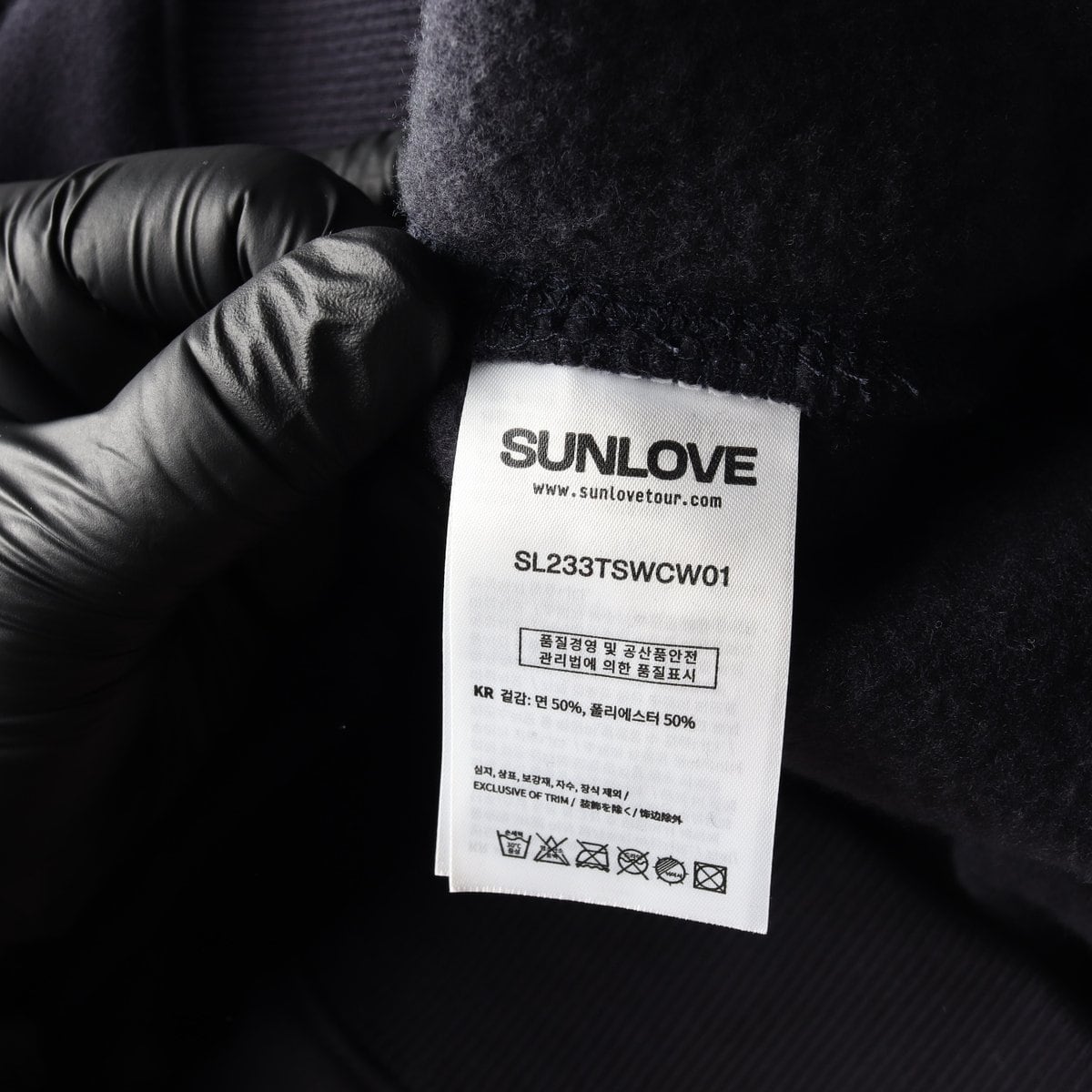 SUNLOVE 썬러브 네이비 팀 져지 프린팅 기모 맨투맨 스웨트셔츠 S 상세 이미지 6