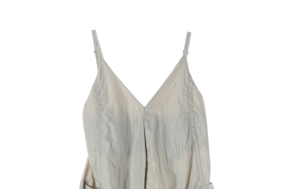 (새상품)ZARA 자라 X 앤드원더 뷔스티에 브이넥 롱 플레어 원피스 XS 상세 이미지 3