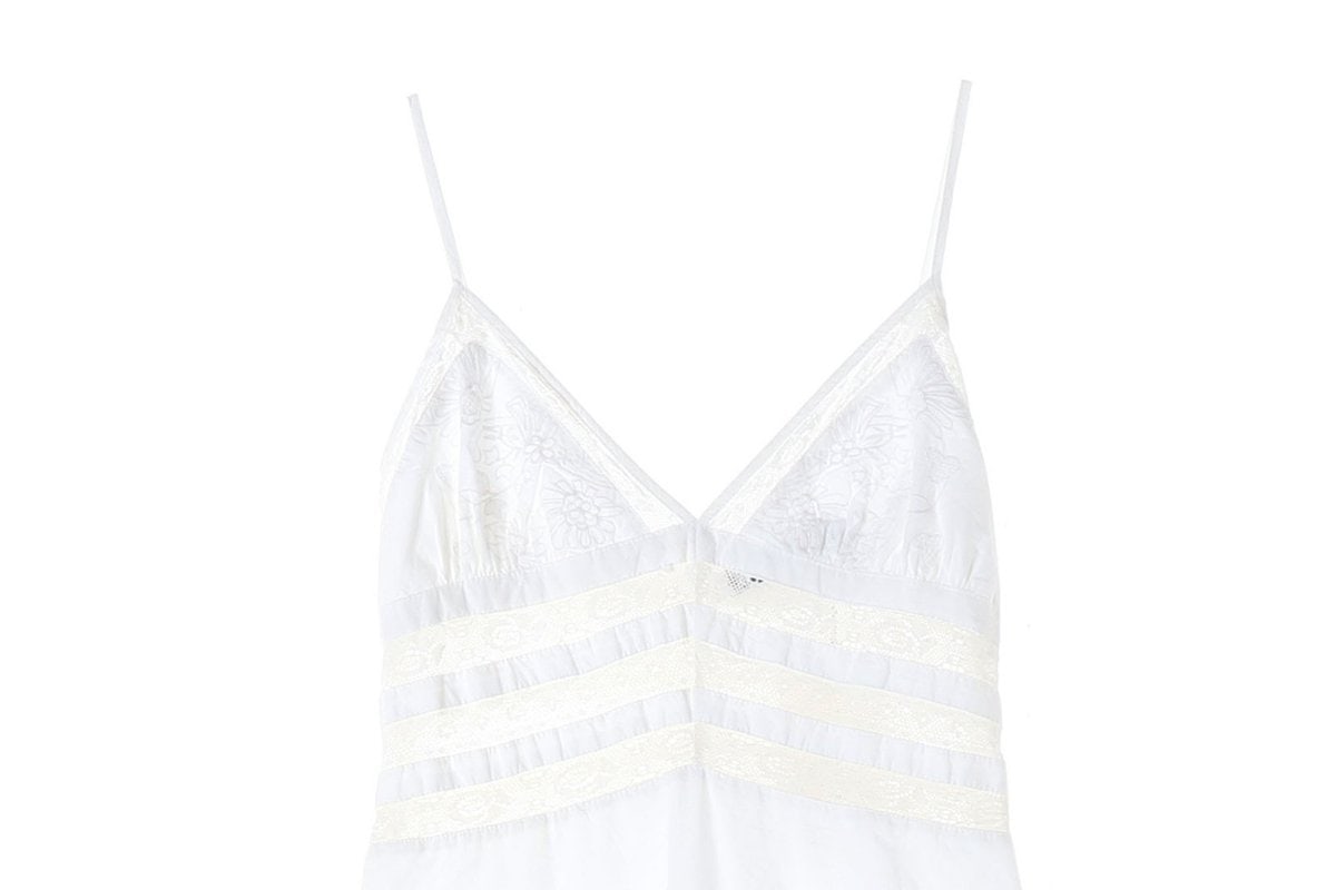 (새상품)ZARA 자라 화이트 뷔스티에 나시 롱 원피스 슬립드레스 XS 이미지 3