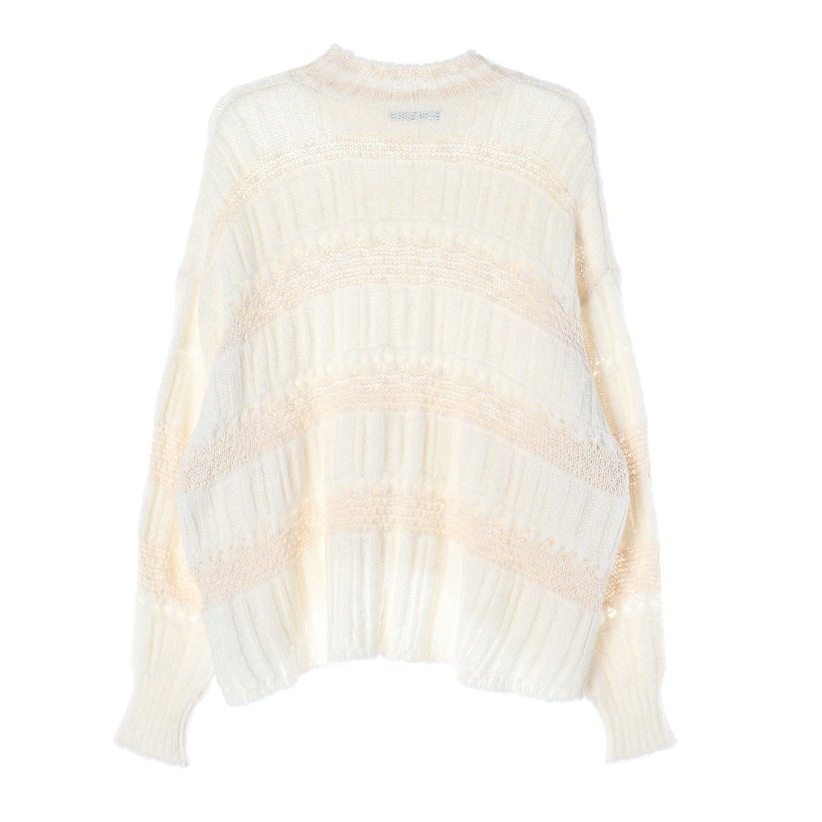 ZARA 자라 아이보리 레이스 루즈핏 오버핏 니트 스웨터 이미지 2