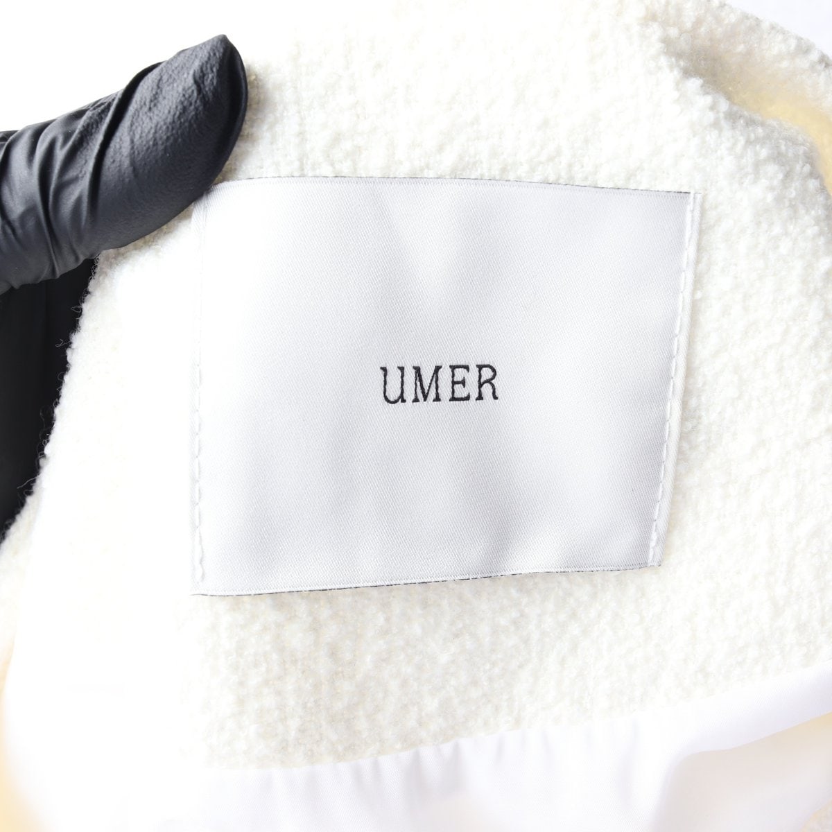 UMER 유메르 아이보리 노카라 포켓 트위드 자켓 블레이저 재킷 이미지 5