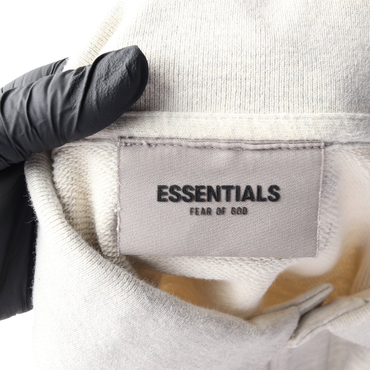 ESSENTIALS 에센셜 오트밀 로고 카라 맨투맨 스웨트셔츠 상세 이미지 5