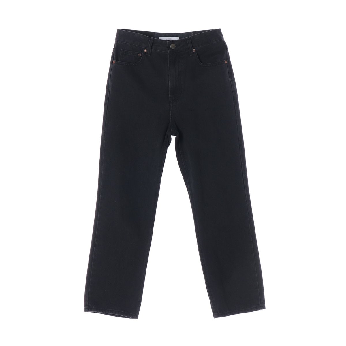BLANK03 블랭크03 하이라이즈 블랙 진 데님 청바지 이미지 1