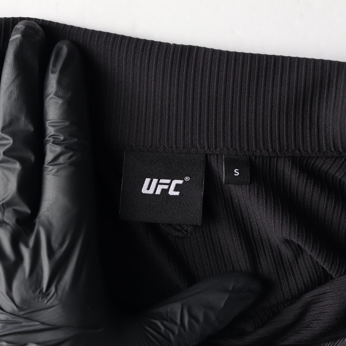 UFC 유에프씨 25SS 블랙 골지 카라 집업 봄저 자켓 재킷 상세 이미지 5
