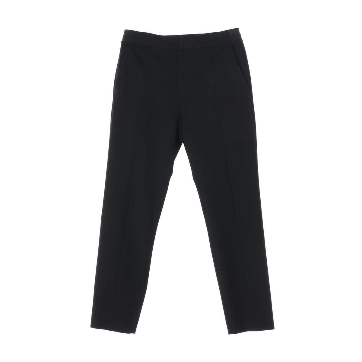 SYSTEM 시스템 블랙 사이드밴딩 슬랙스 팬츠 바지 이미지 1