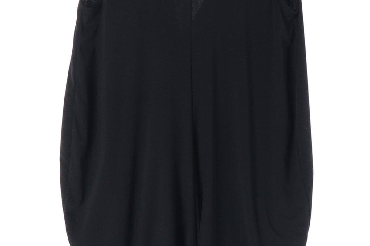 ZARA 자라 블랙 민소매 드레이프 셔링 롱 원피스 드레스 XS 상세 이미지 4