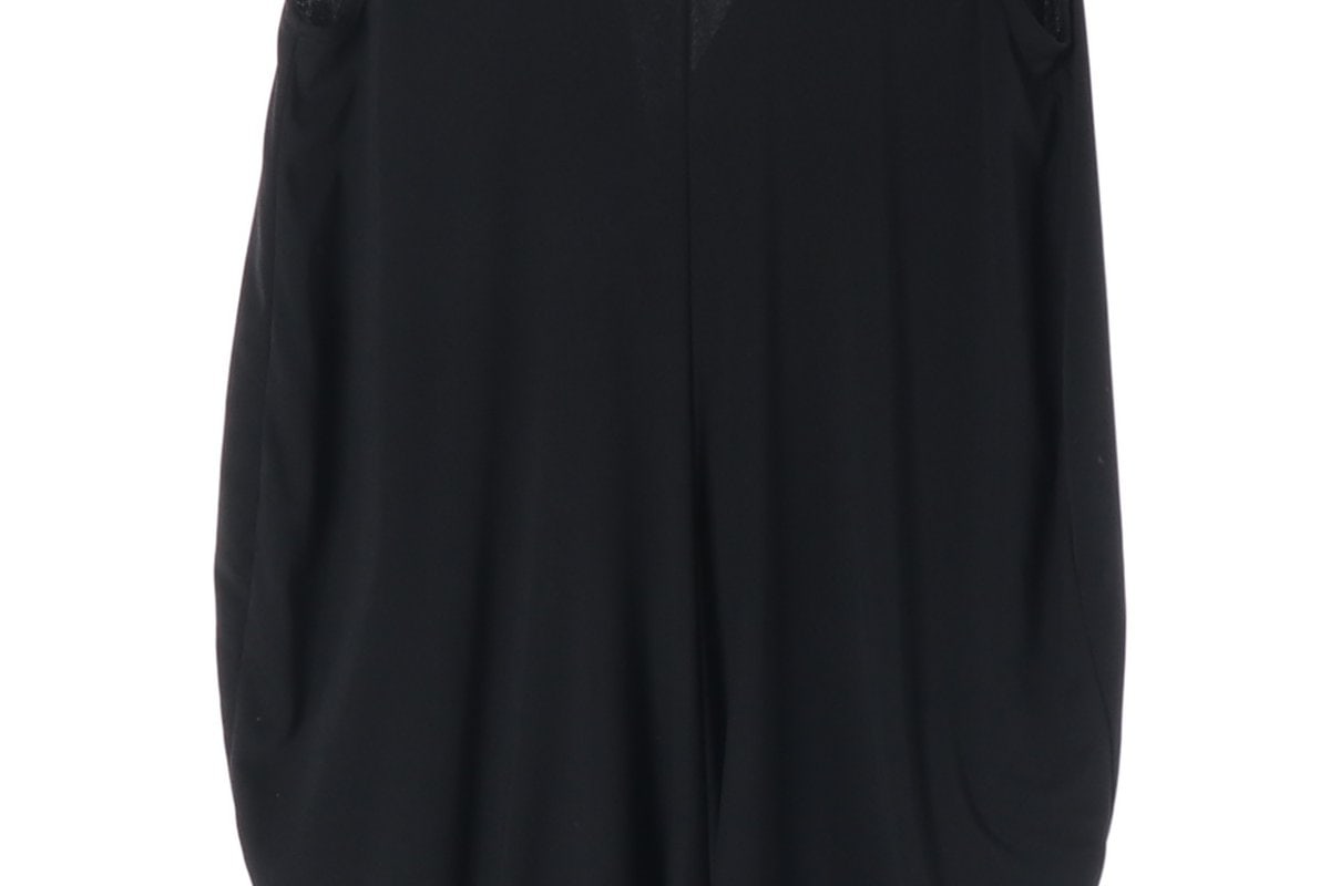 ZARA 자라 블랙 민소매 드레이프 셔링 롱 원피스 드레스 XS 이미지 4