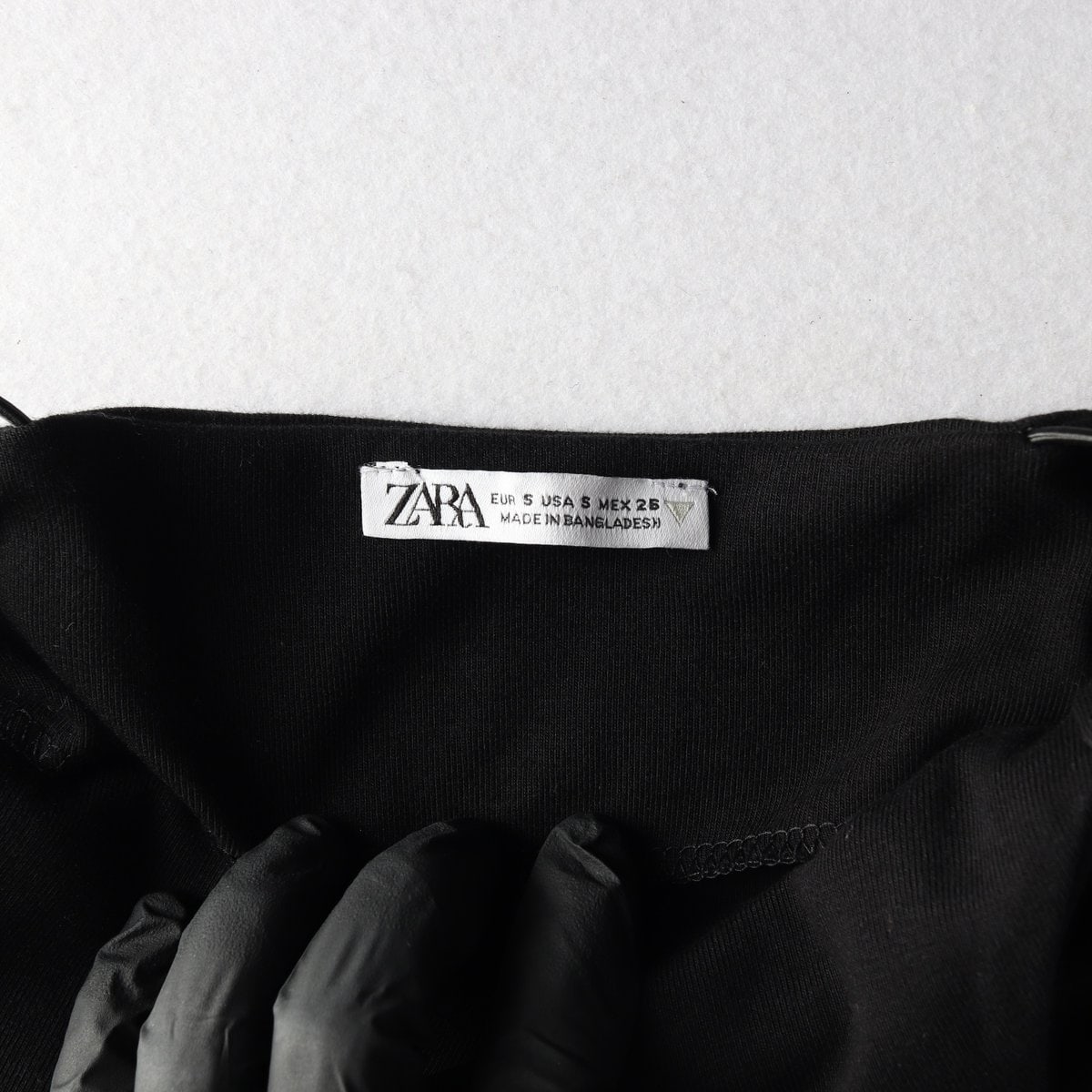 ZARA 자라 블랙 나시 미니 원피스 뷔스티에 드레스 S 이미지 6