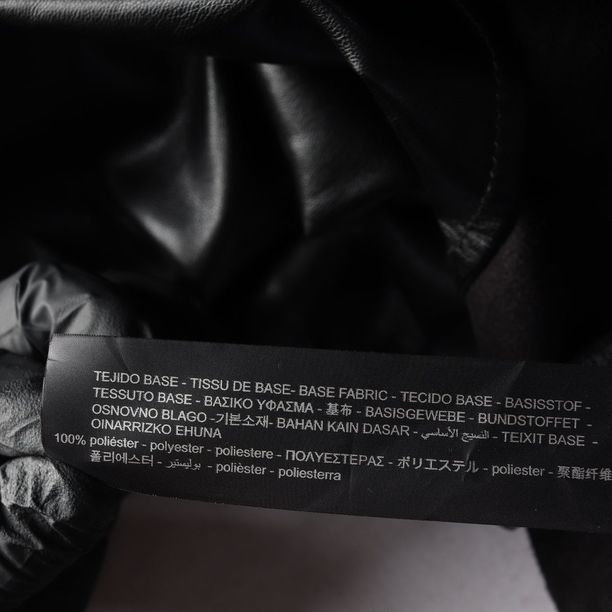 ZARA 자라 블랙 아웃포켓 레더 가죽 기모 재킷 오버핏 셔츠 자켓 M 이미지 6