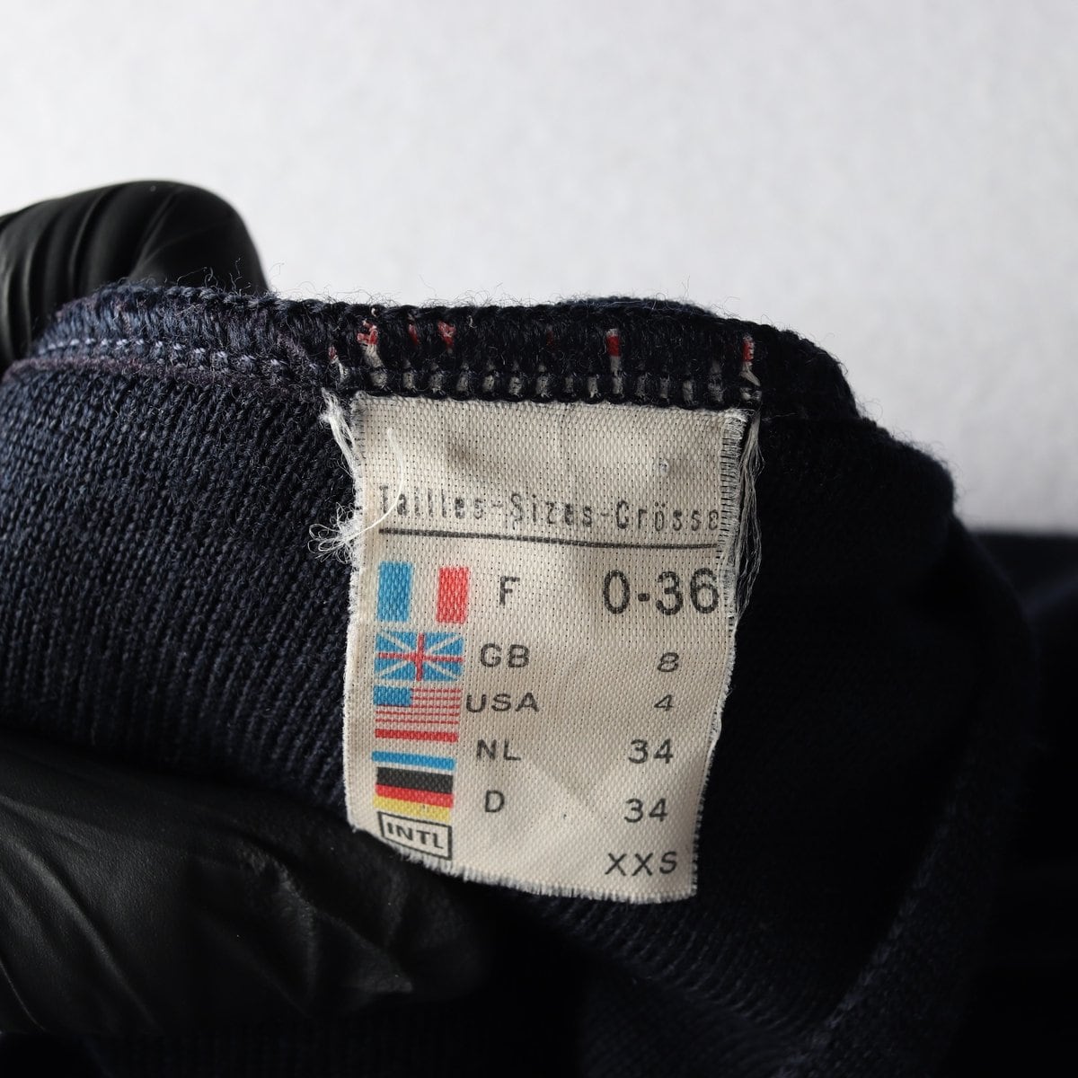 세인트제임스 23FW 로고 골지 브이넥 가디건 XXS 상세 이미지 7