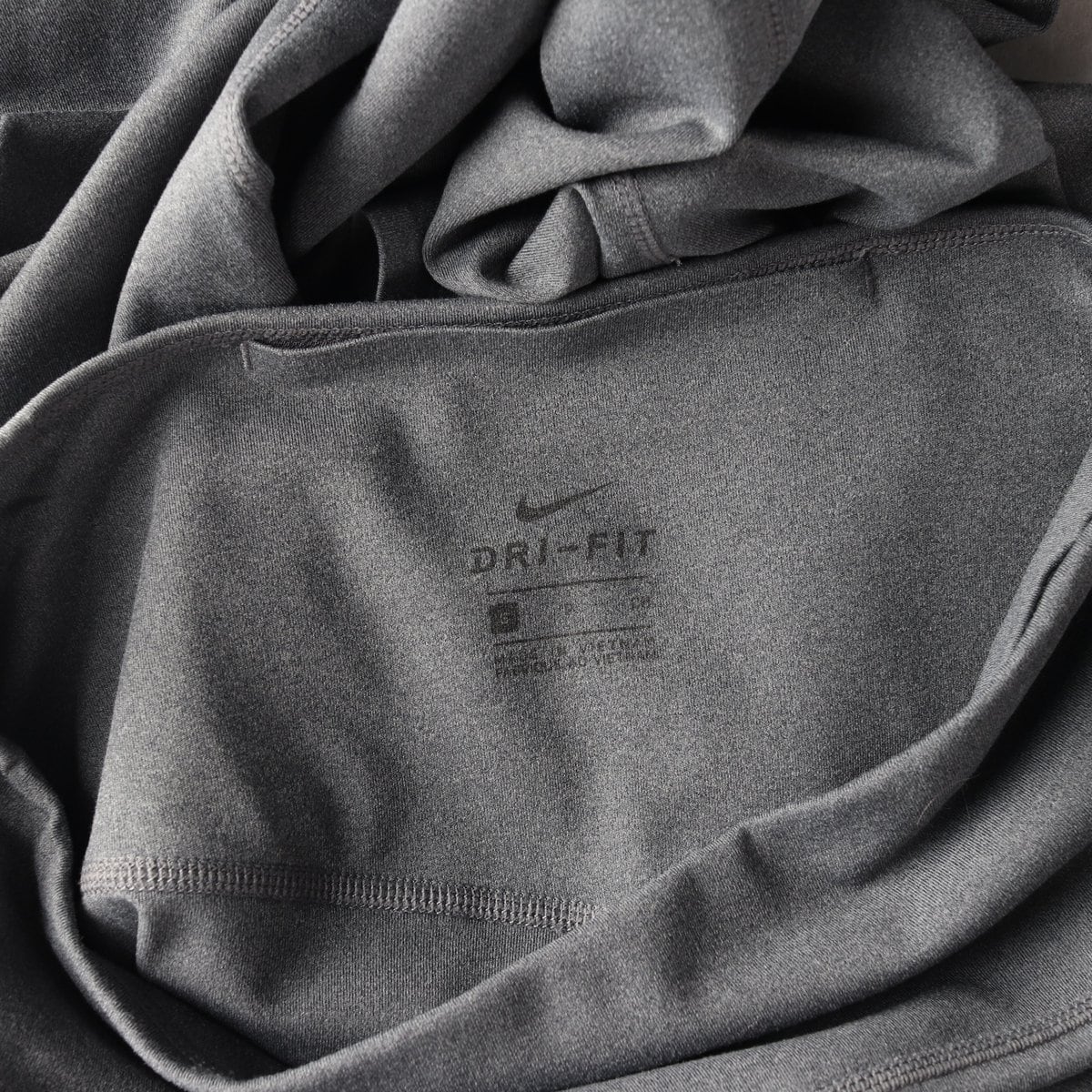 NIKE 나이키 그레이 스우시 드라이핏 레깅스 롱 팬츠 S 상세 이미지 6