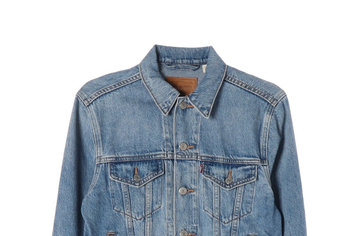 LEVIS 리바이스 워싱 블루 데님 재킷 청자켓 상세 이미지 3
