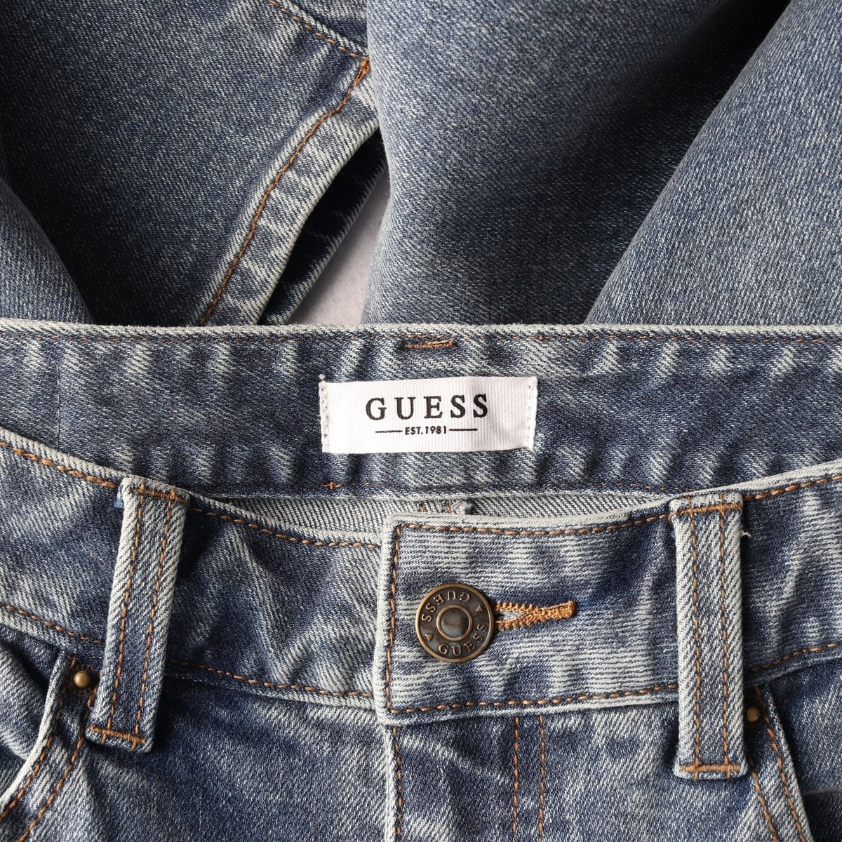 GUESS 게스 W26 워싱 데님 진 청바지 이미지 6