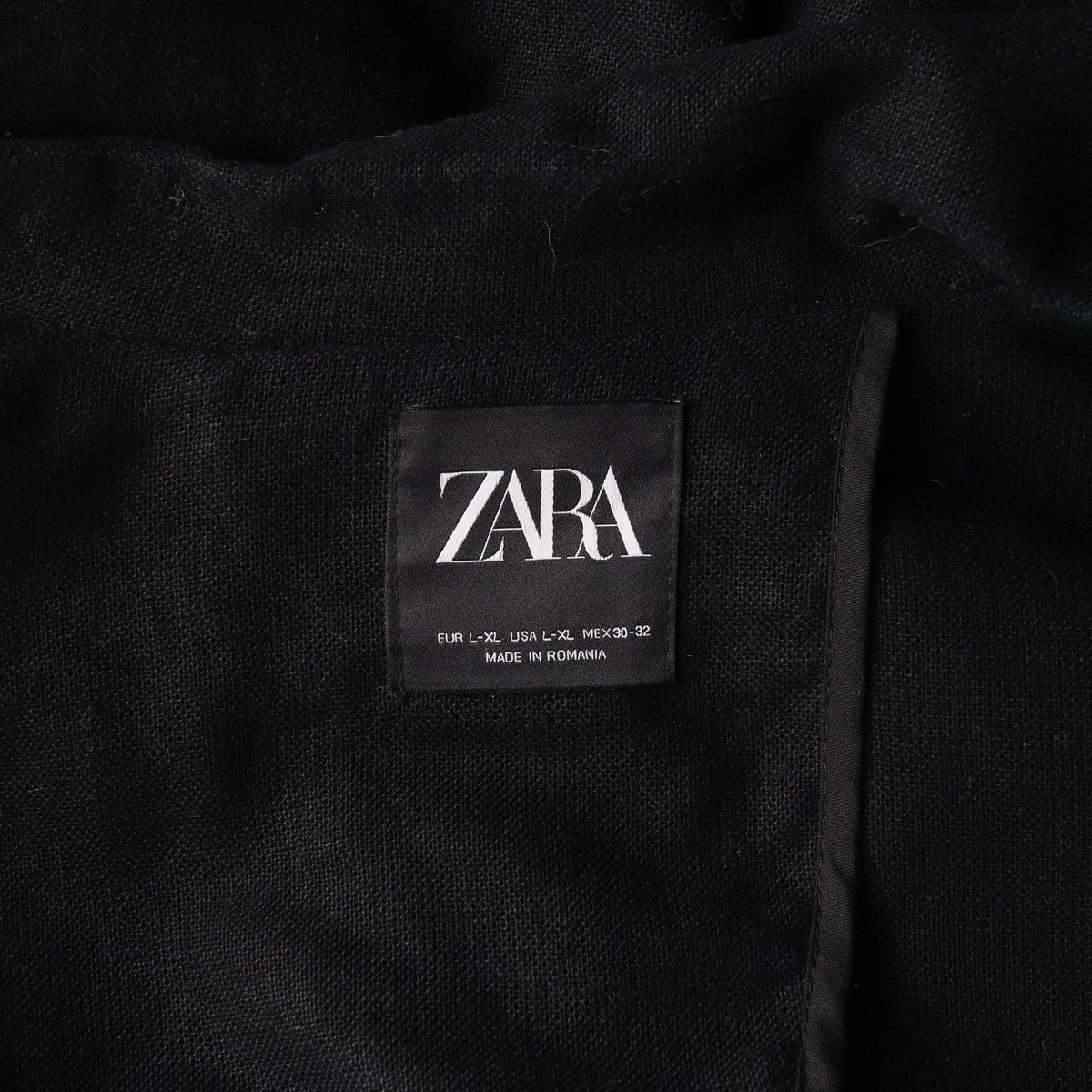 ZARA 자라 린넨 블랙 더블버튼 블레이저 재킷 자켓 이미지 5