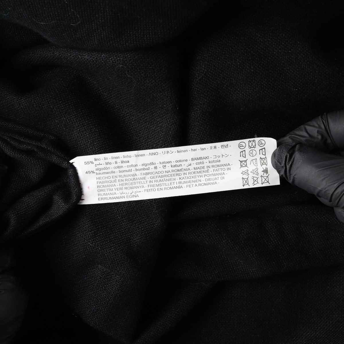 ZARA 자라 린넨 블랙 더블버튼 블레이저 재킷 자켓 이미지 6