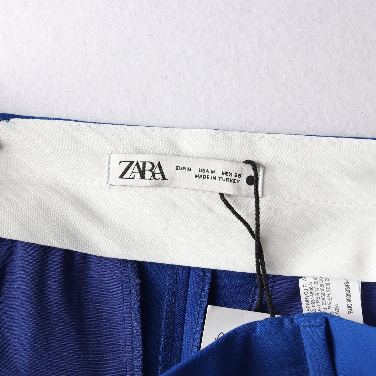ZARA 자라 네이비 슬랙스 쇼츠 반바지  이미지 5