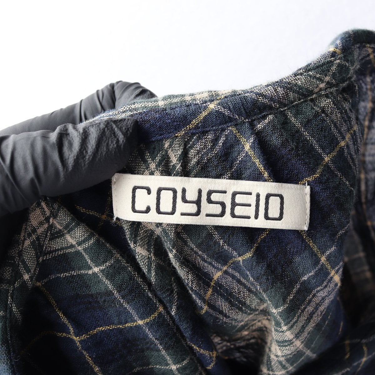 코이세이오 25SS 체크 보우 블라우스 리본 스트랭 반팔  상세 이미지 6