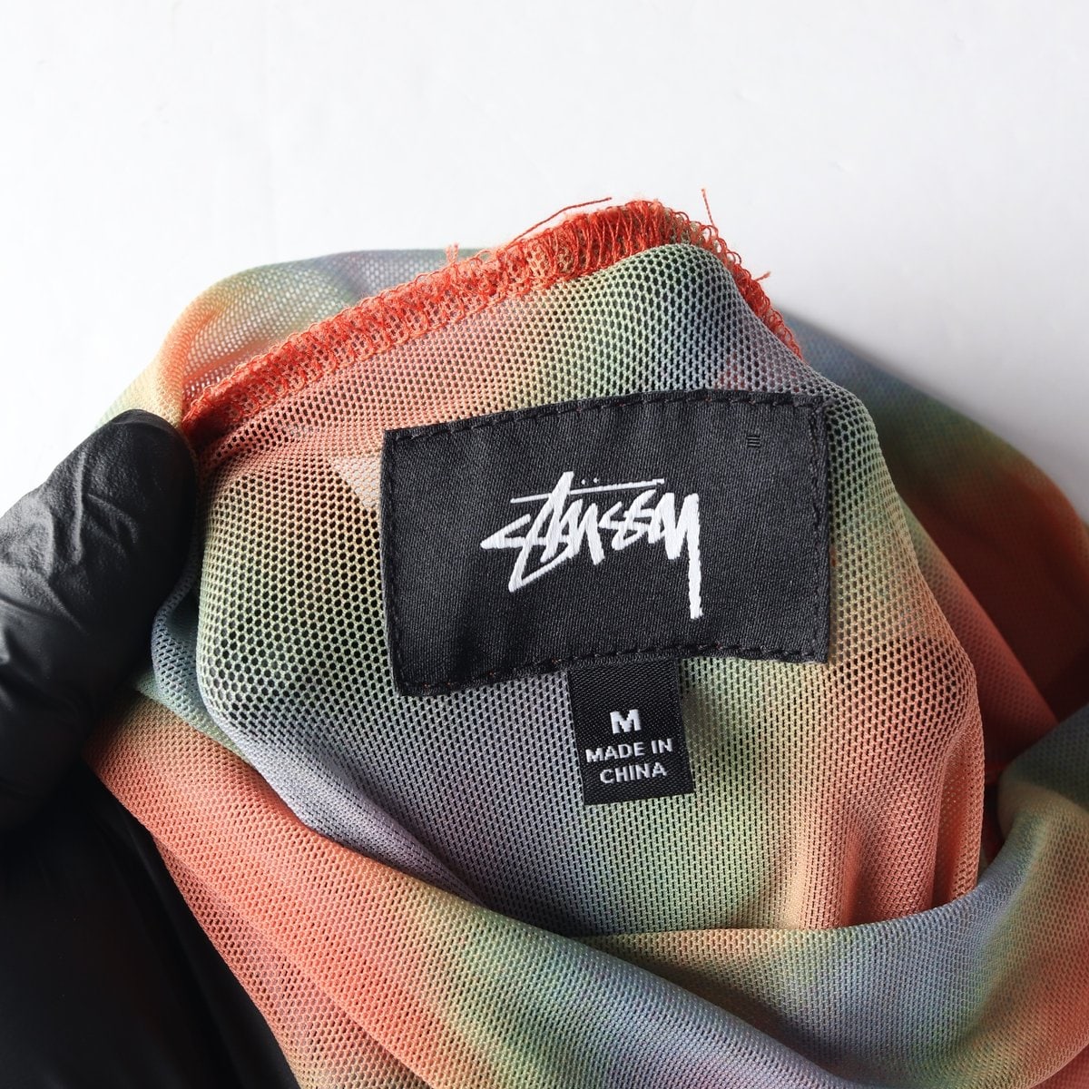 STUSSY 스투시 우먼스 스펙트럼 메쉬 모크넥 긴팔 블라우스 M 이미지 6