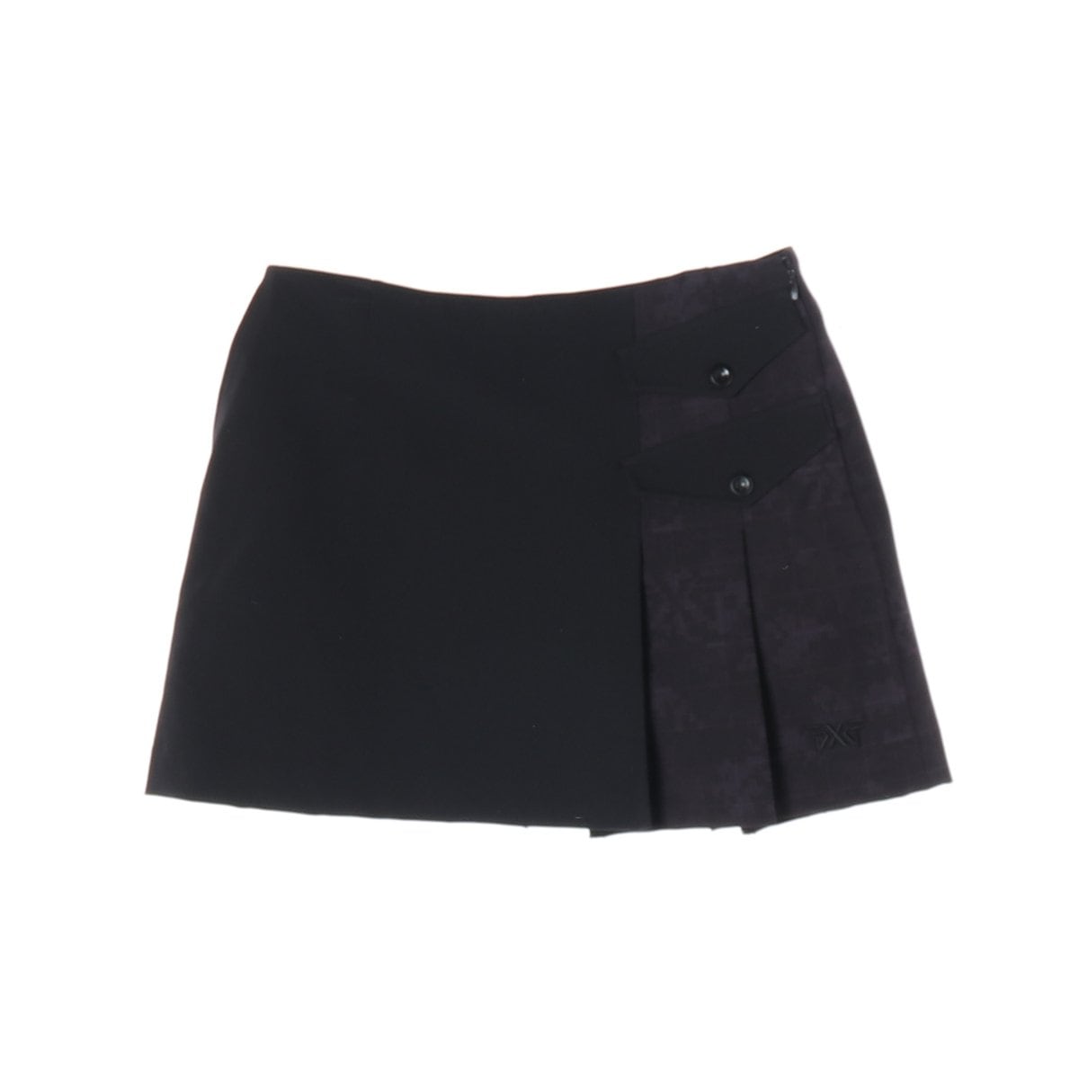 PXG 피엑스지 블랙 배색 플리츠 미니 스커트 골프 치마 S 상세 이미지 1
