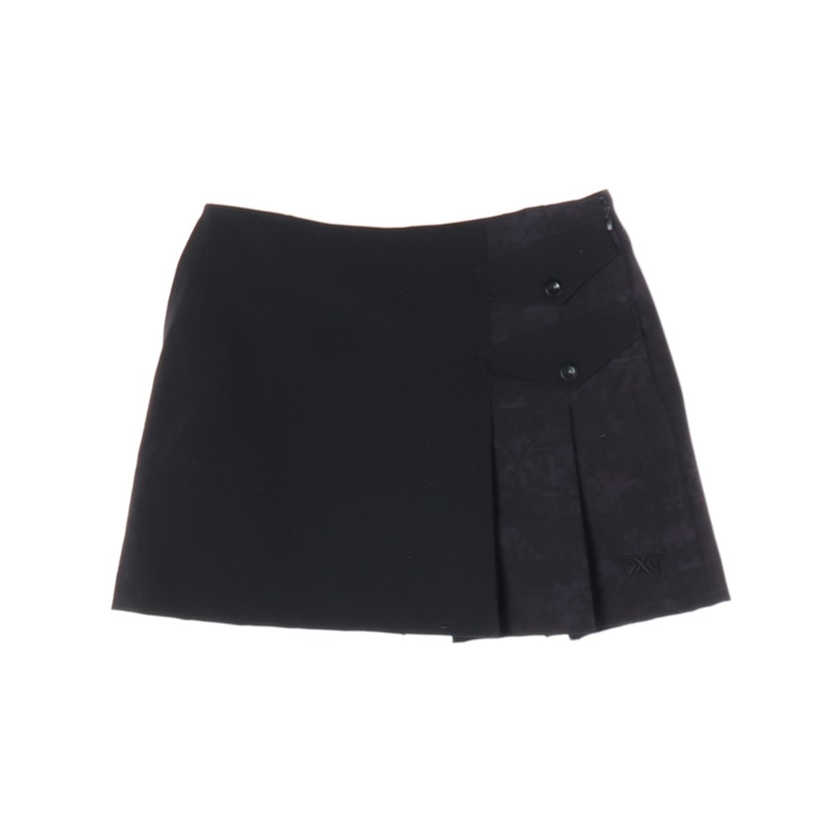 PXG 피엑스지 블랙 배색 플리츠 미니 스커트 골프 치마 S 이미지 1